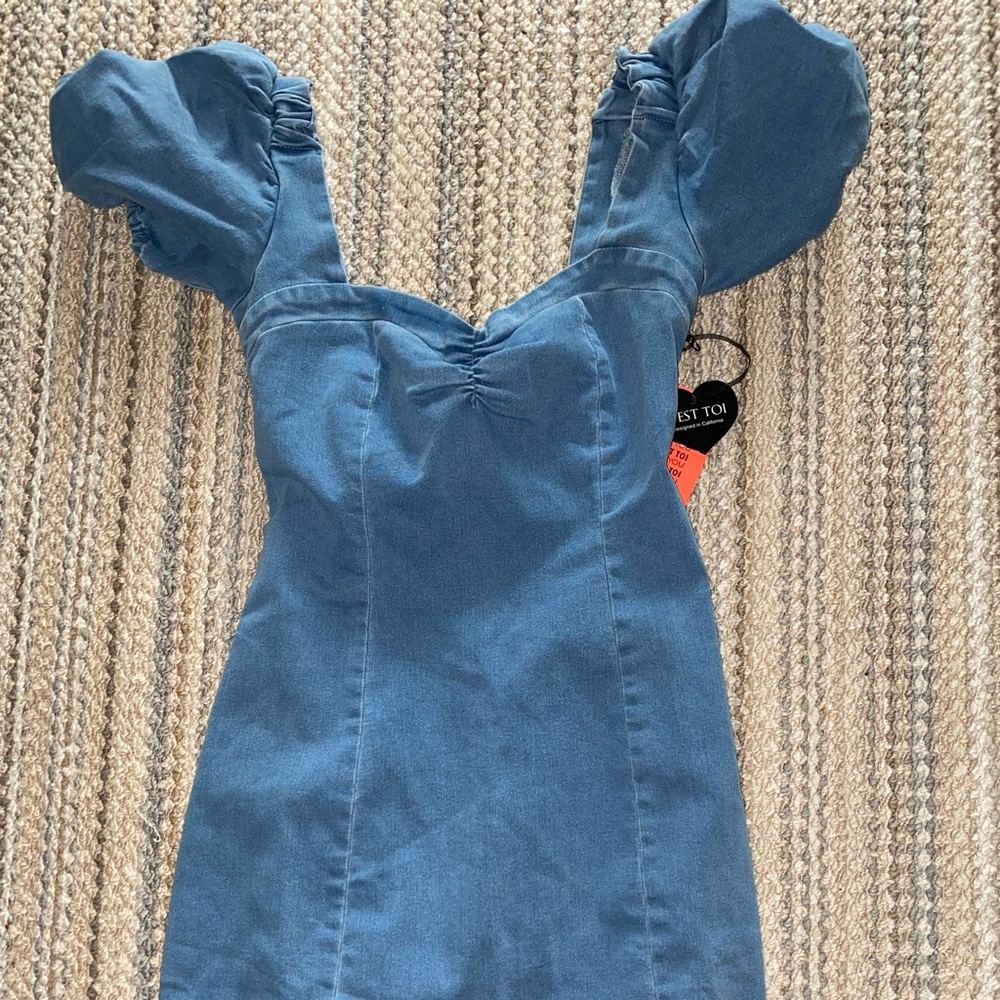 Sexy denim dress